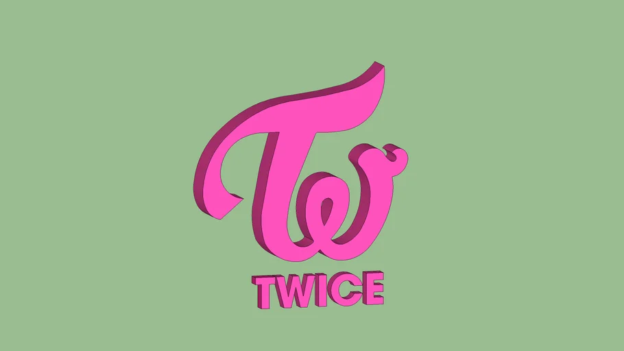 3D_TWICE LOGO