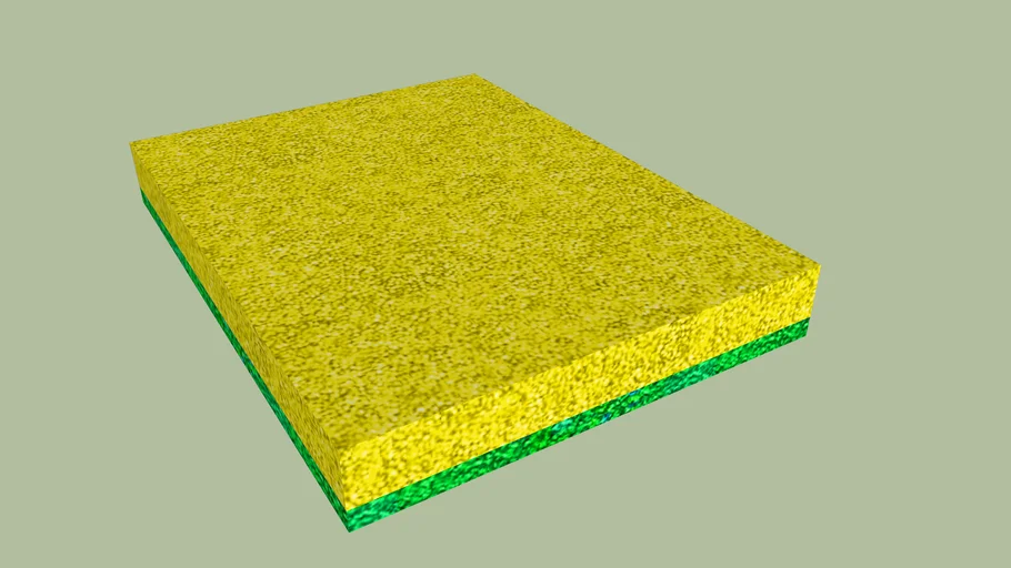 sponge (to scale)