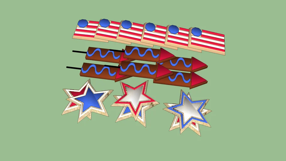Fourth of July cookies