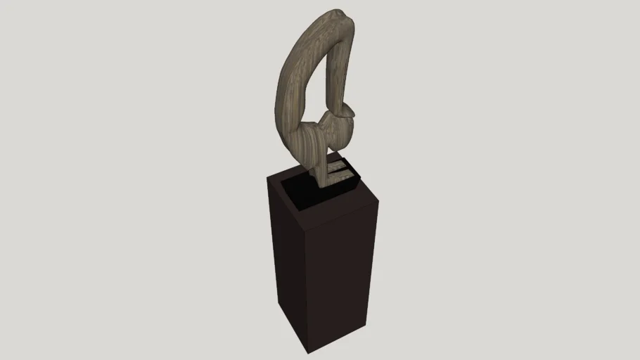 art on pedestal