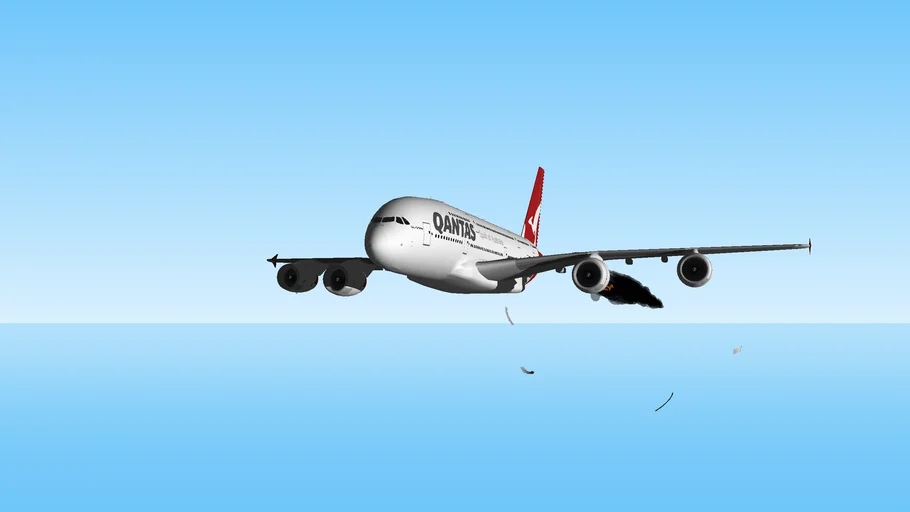 Qantas Airbus A380-842 [VH-OQA] Flight 32