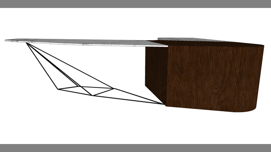 modern office table designed by hakan kurun
