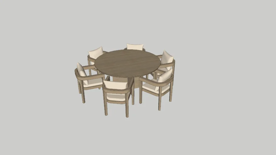 RH Balmain 60" Dining Table