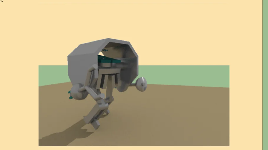 2 leges walking robot.