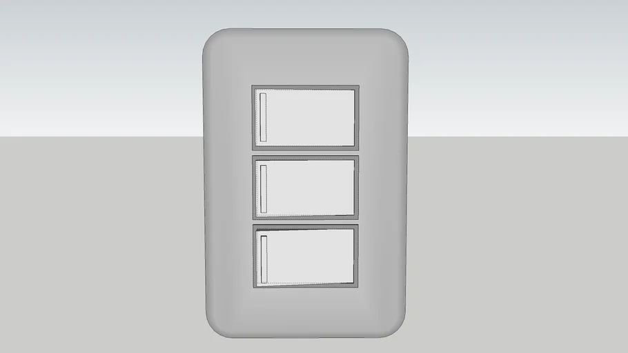 Interruptor triple / Triple Switch