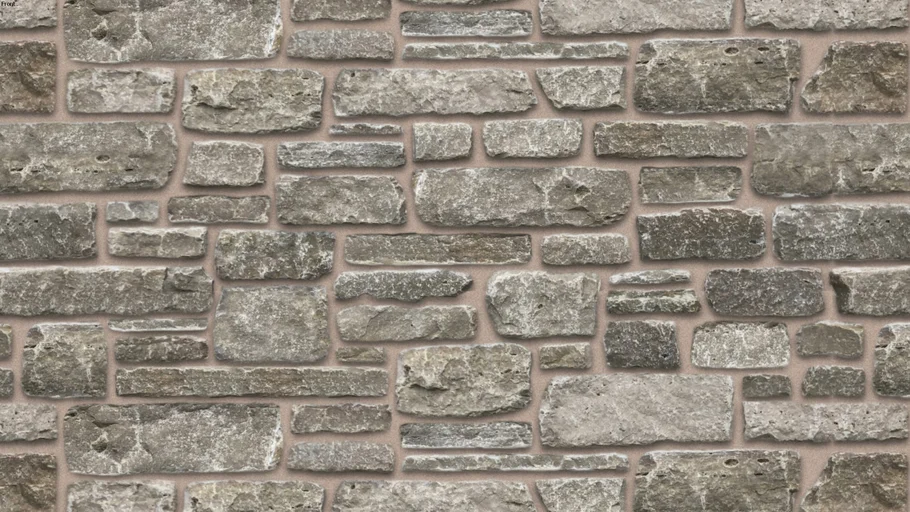 "Oakfield Stonegate - Tumbled" (Amber Joint) Seamless Natural Stone Veneer Material