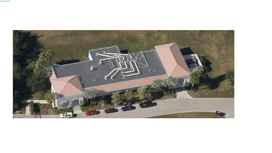 Water treatment plant building in Clearwater, FL, USA