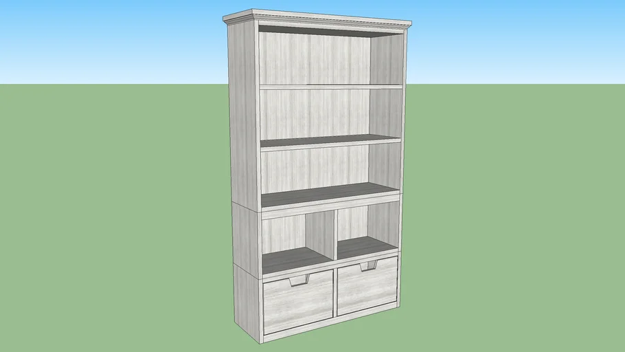 Tribeca Storage large bookcase set