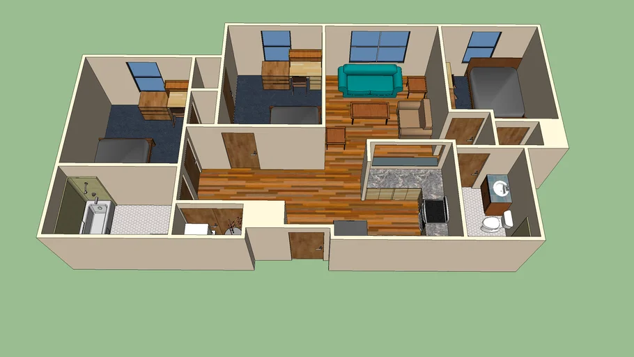 UNCW Seahawk Village 3 Bedroom