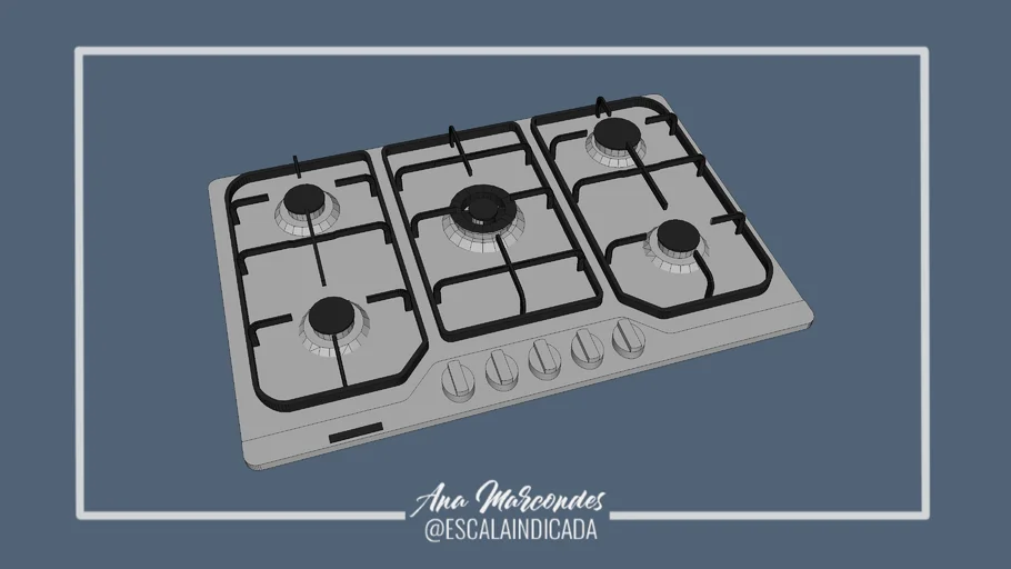 Cooktop 5 Bocas Electrolux a Gás Inox com Tripla Chama (GT75X) - Bivolt