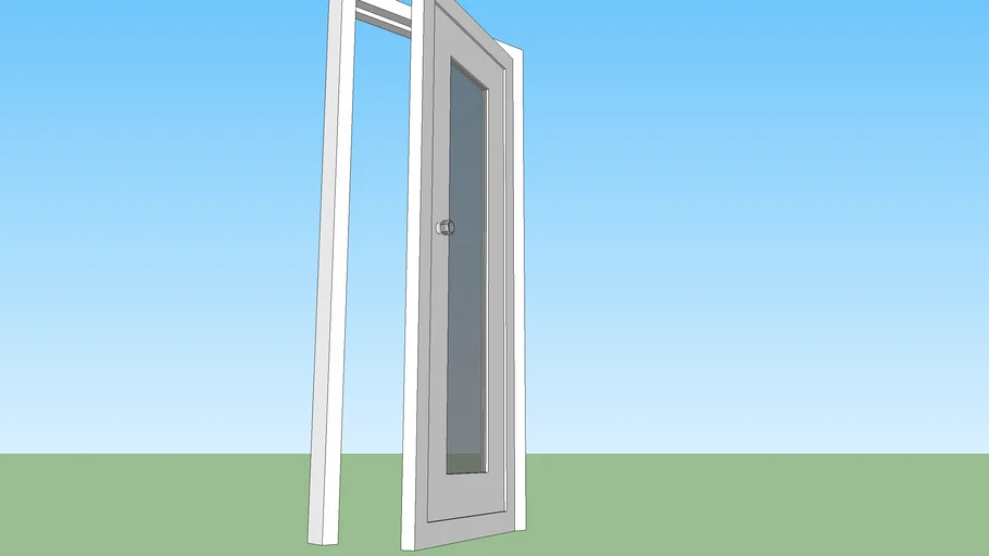 minimalist door