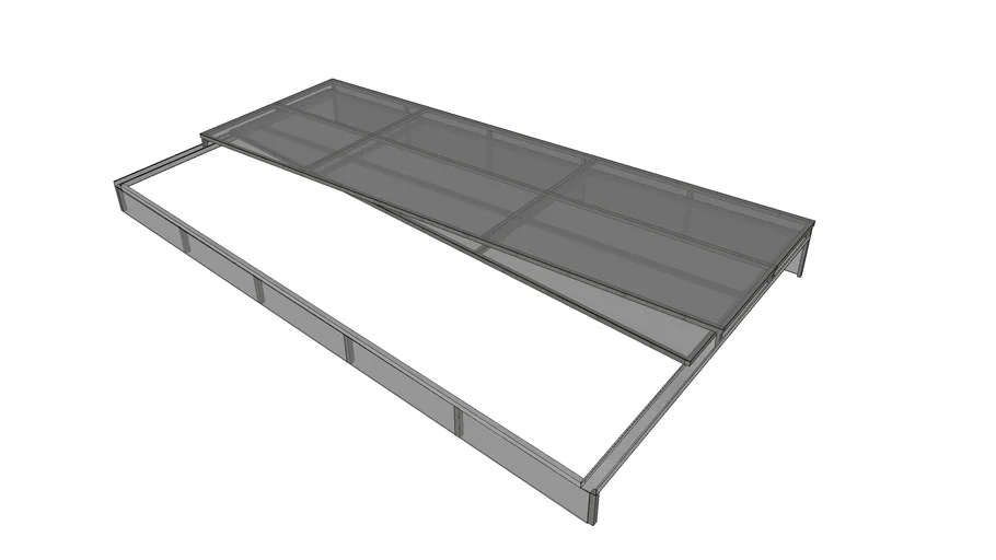 Cubierta corrediza para bar