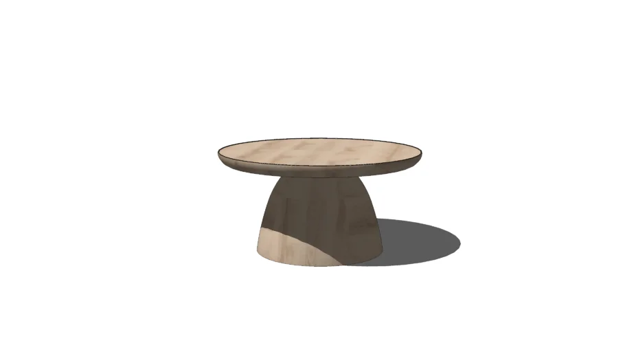 Mushroom coffee table, JAVORINA HLR70, Ø 70 x 35 cm