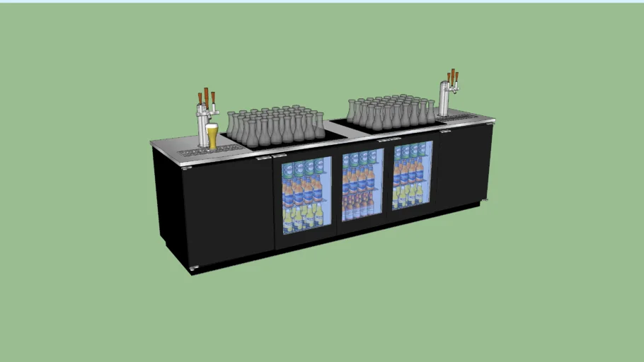 CUSTOM BOTTLE/DRAFT BEER COOLER
