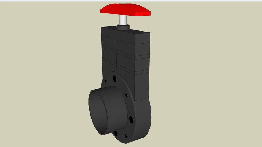 vanne guillotine 110mm