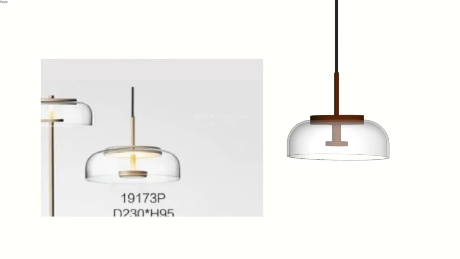 glass pendant light