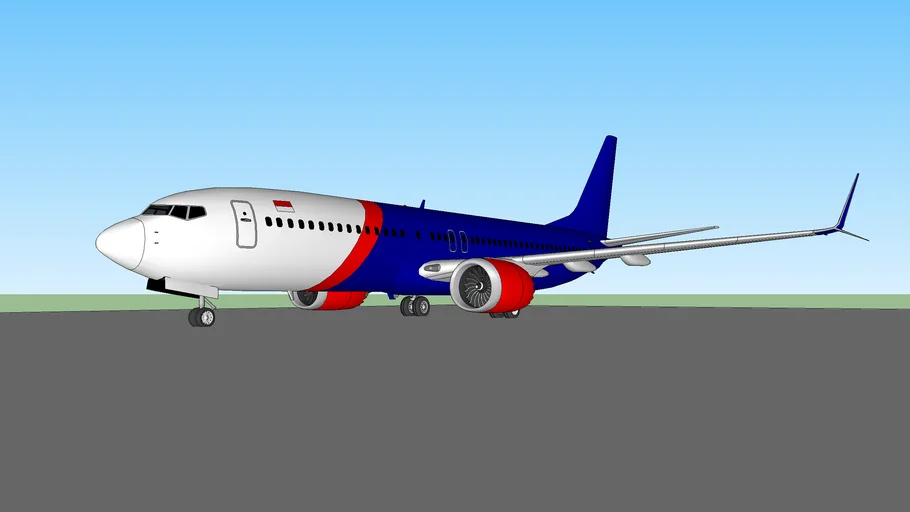 Beautiful Flight Boeing 737 MAX 8 periode 2016 - 2017.