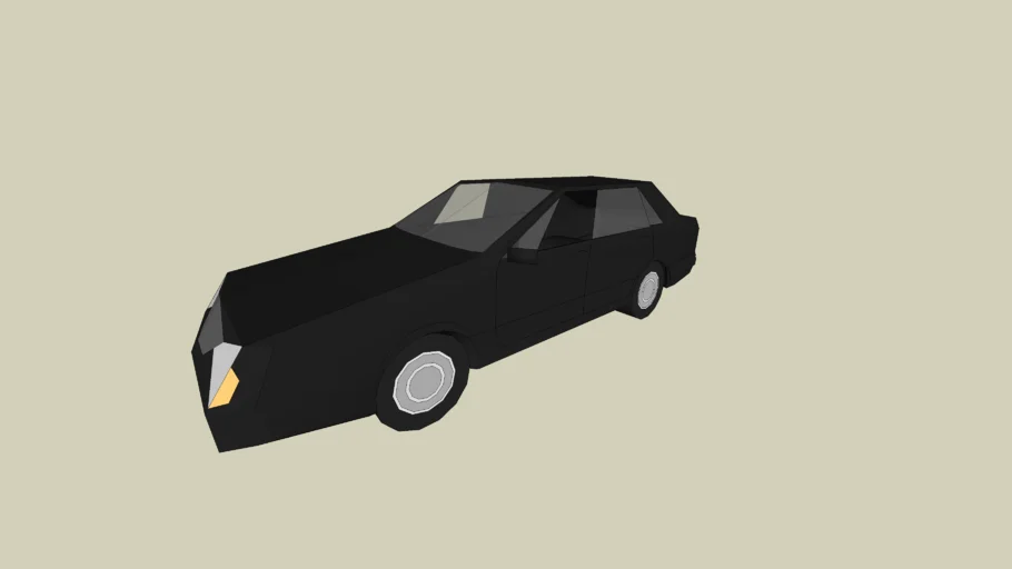 Black 4d sedan