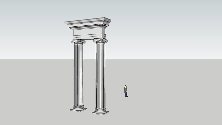 Classical Fluted Column | 3D Warehouse