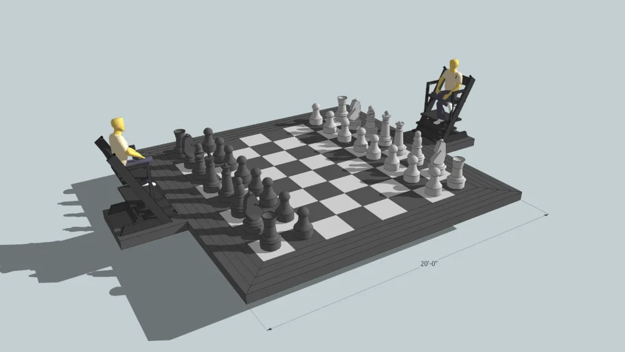 giant chess board