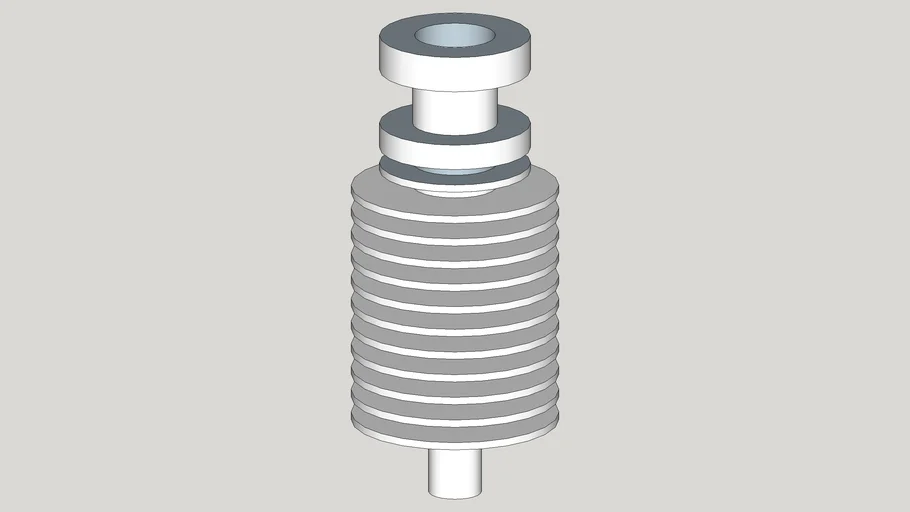 Cold end for 3D printer. Chinese E3Dv6 clone