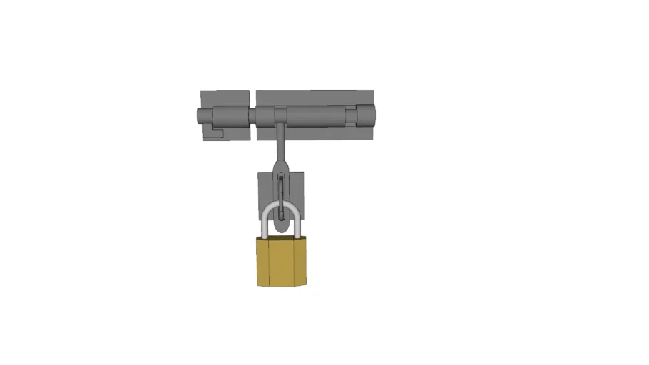 Simple Gate Lock