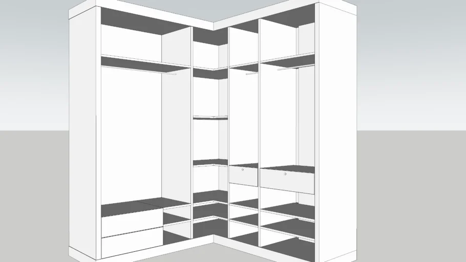 WARDROBE - CABINET L SHAPE