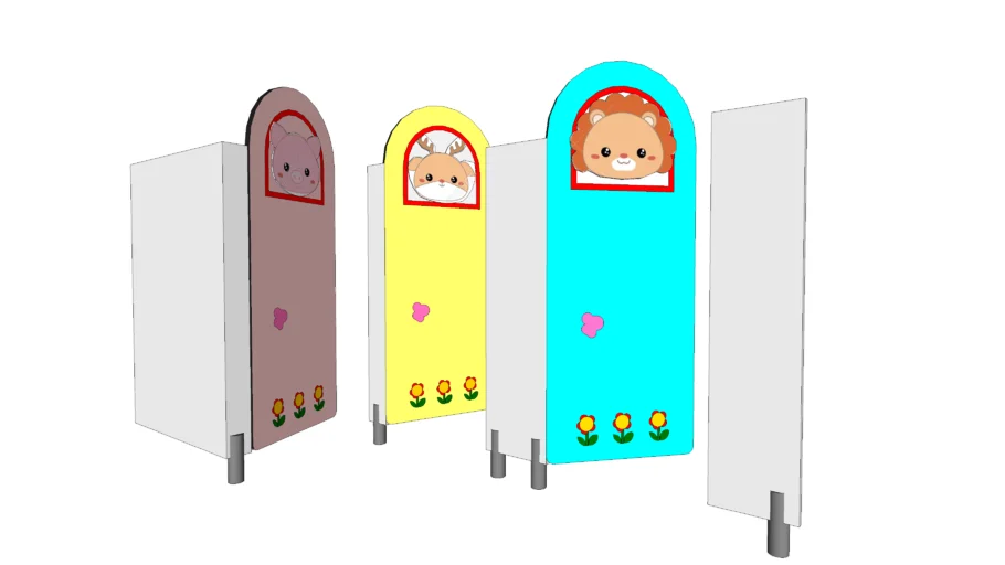 Phenolic Toilet Partitions-HPL Toilet Partitions