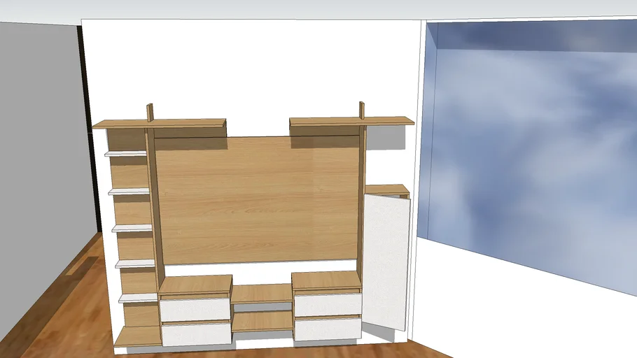 closet, centro de entretenimiento, mueble de linos, baño