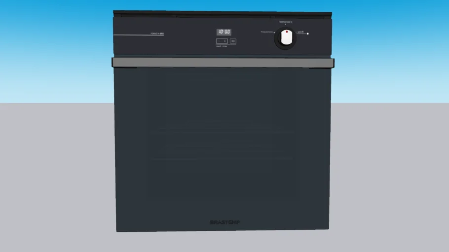 FORNO DE EMBUTIR A GÁS 78 LITROS PRETO BOA84AE - BRASTEMP