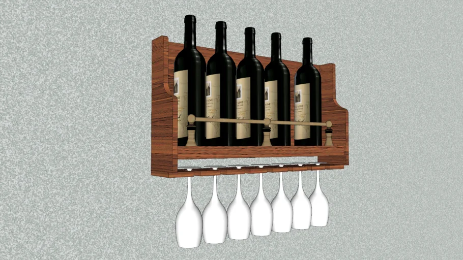 wine rack | 3D Warehouse