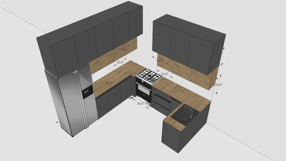 CLASIC KITCHEN PANTRY CUPBOARD