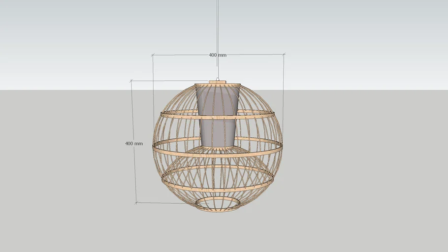 Bamboo Hanging Lamp