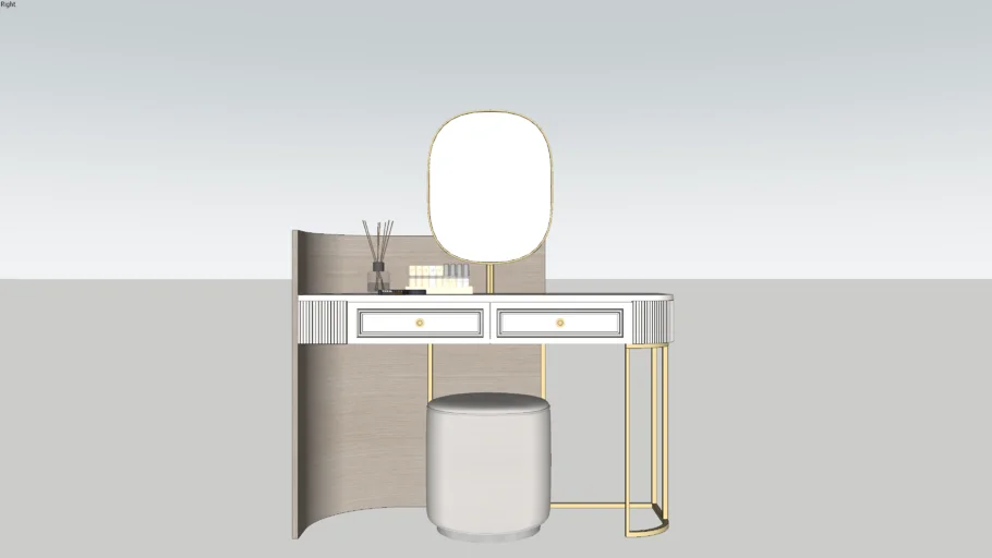 Makeup table neoclassic
