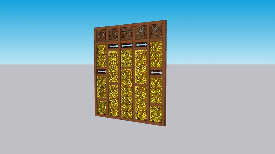 decorative timber panel
