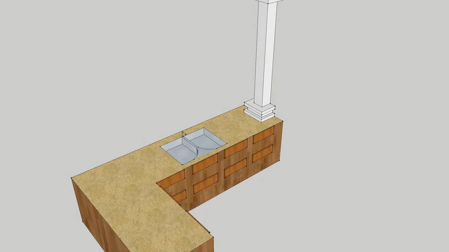 Modern Kitchen Counter