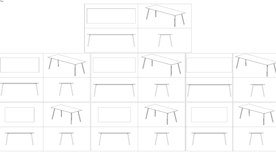 UNIT 14 | EDITH Dining Table-2D