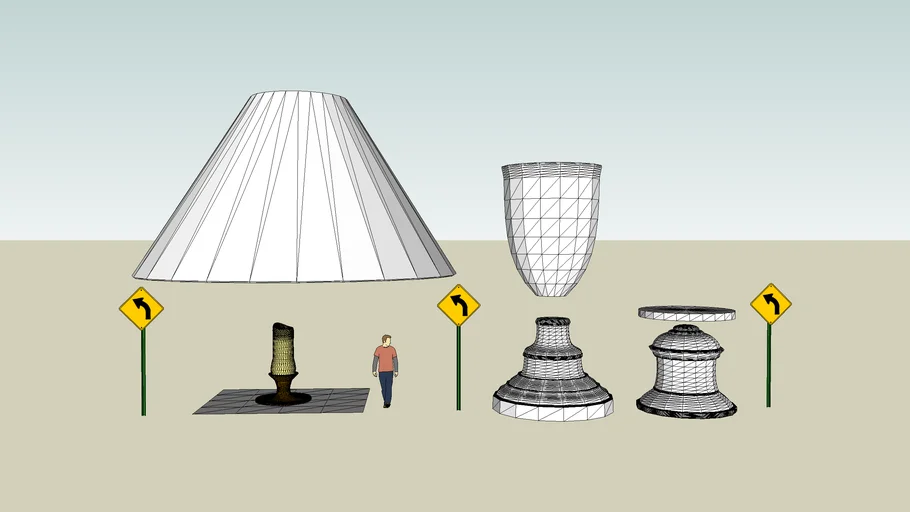 MultiObject Scene Larger | 3D Warehouse