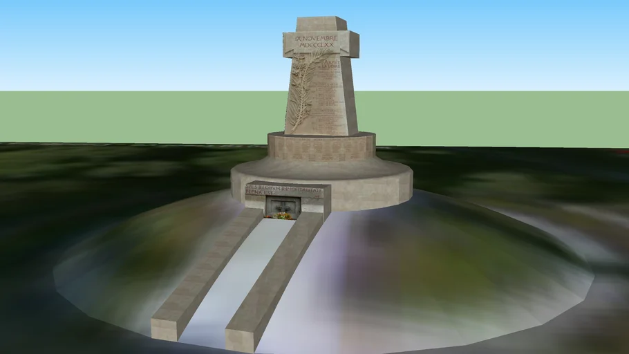 Monument commémoratif et ossuaire, Coulmiers (Loiret), FRANCE