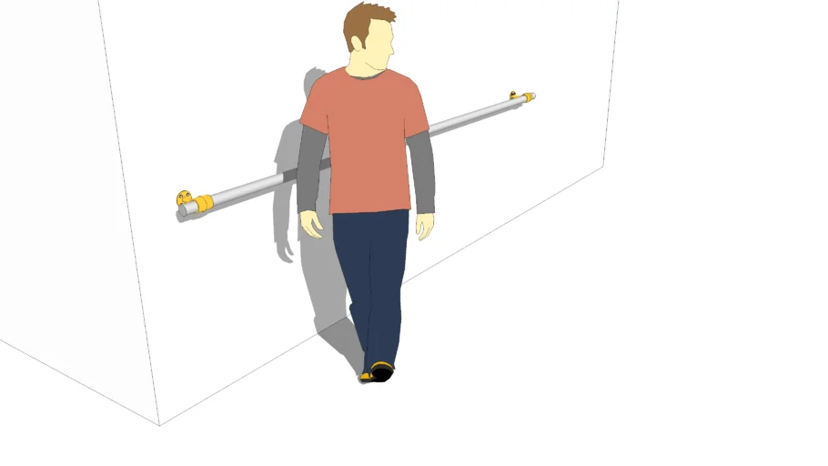 Profile Builder 2 Parametric Assembly: Kee Klamp Handrail