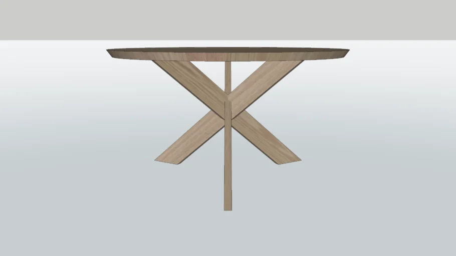 Ethnicraft Oak Circle Dining Table