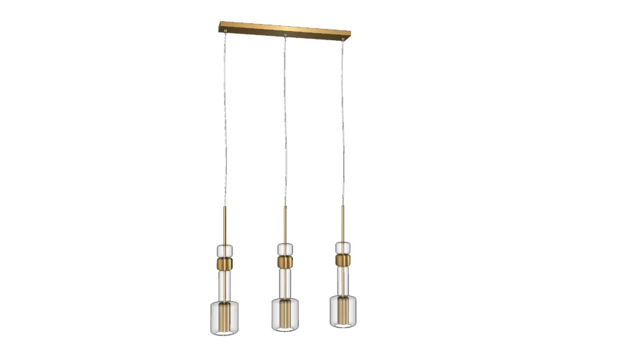 55937 Pendant Lamp Candy Bar Gold 70cm