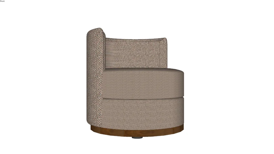 Balboa Petite Swivel Chair | Pottery Barn