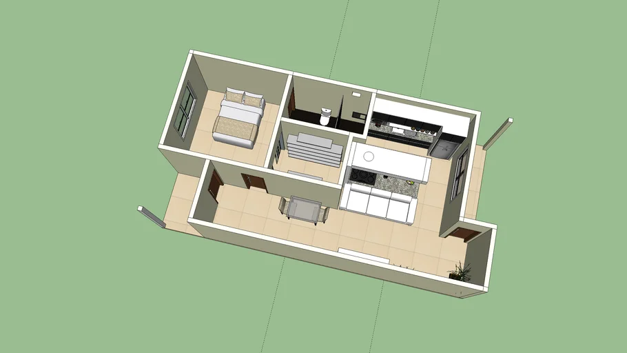 modelo casa 6x12