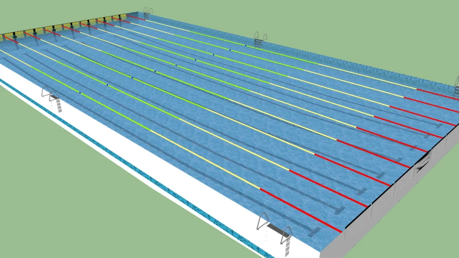 Pileta piscina olímpica 50x25m