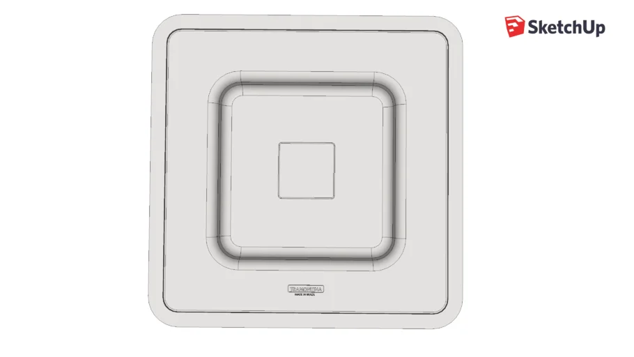 Lixeira de Embutir Tramontina Clean Square Ref.:(94518/205)