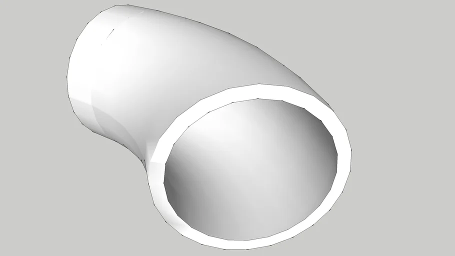 Codo circular 45º