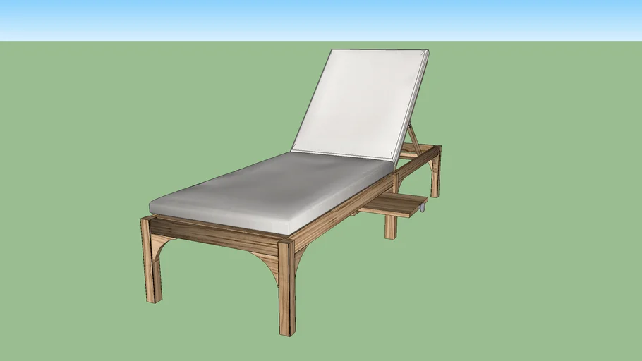 CLUB TEAK CHAISE