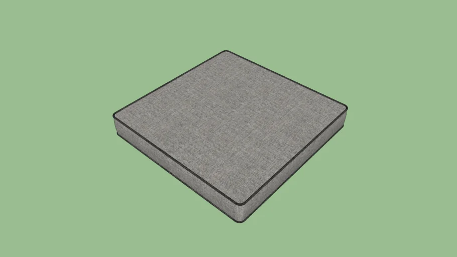 Seat cushion with piping 2'x2'