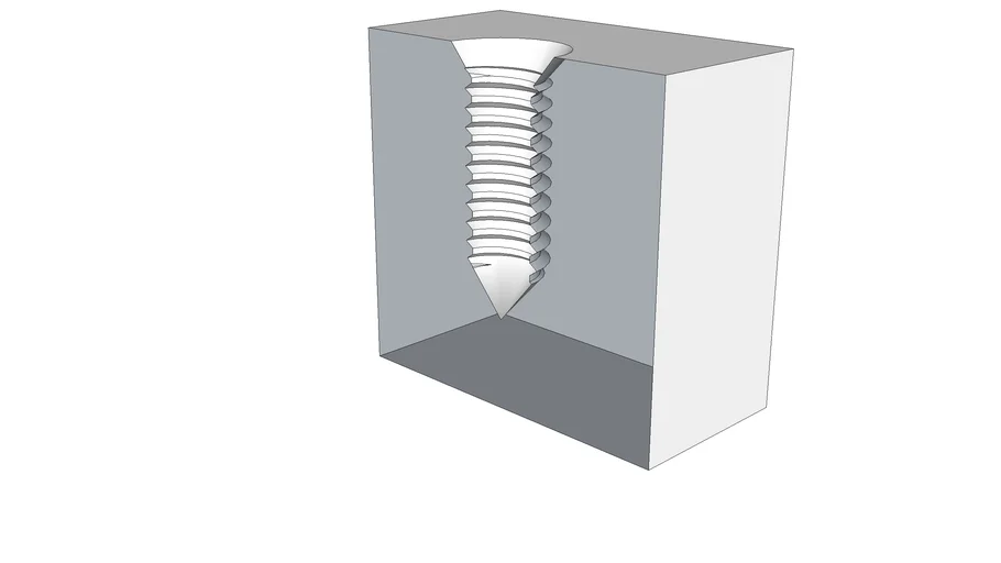 1/4-20 threaded hole